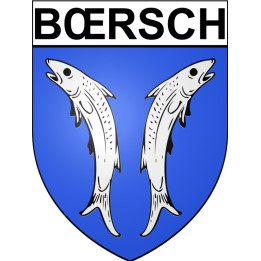 Stickers coat of arms Bœrsch adhesive sticker