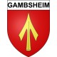 Adesivi stemma Gambsheim adesivo
