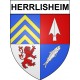 Herrlisheim 67 ville sticker blason écusson autocollant adhésif