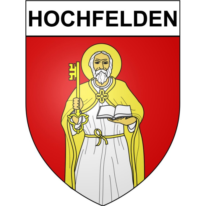 Hochfelden Sticker wappen, gelsenkirchen, augsburg, klebender aufkleber