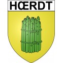 Stickers coat of arms Hœrdt adhesive sticker