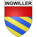 Pegatinas escudo de armas de Ingwiller adhesivo de la etiqueta engomada