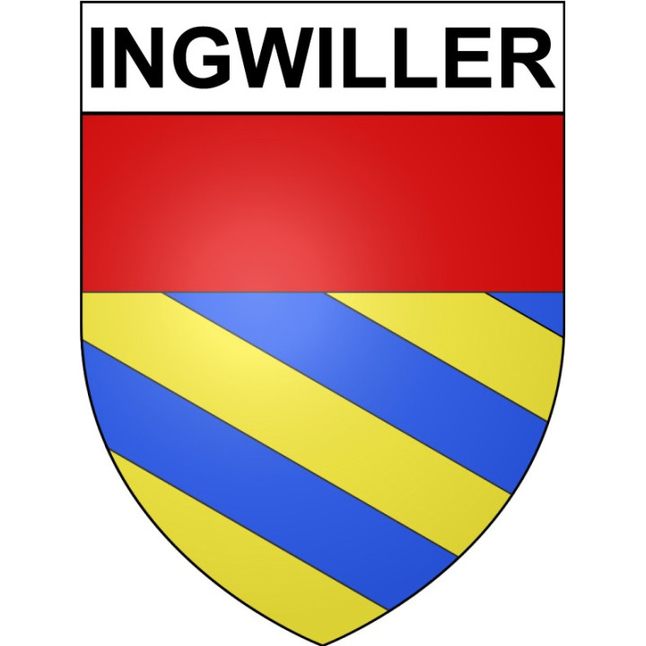 Stickers coat of arms Ingwiller adhesive sticker