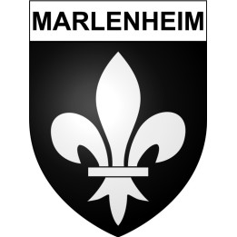 Marlenheim 67 ville sticker blason écusson autocollant adhésif