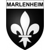 Adesivi stemma Marlenheim adesivo