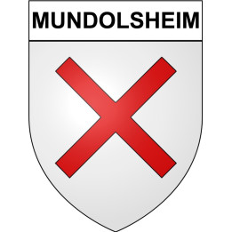 Mundolsheim Sticker wappen, gelsenkirchen, augsburg, klebender aufkleber