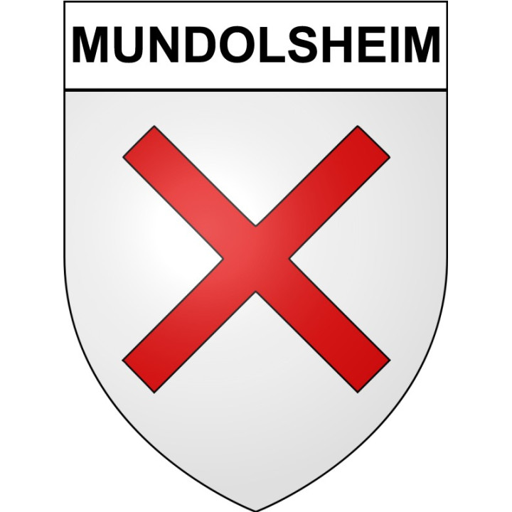 Stickers coat of arms Mundolsheim adhesive sticker