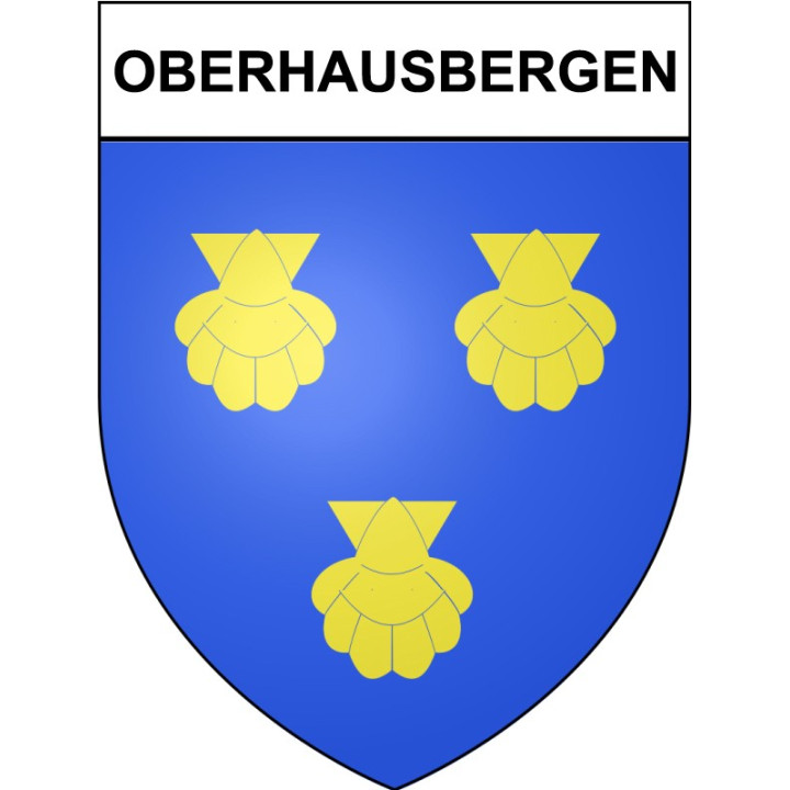 Oberhausbergen Sticker wappen, gelsenkirchen, augsburg, klebender aufkleber