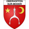 Stickers coat of arms Oberhoffen-sur-Moder adhesive sticker