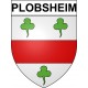 Plobsheim 67 ville sticker blason écusson autocollant adhésif