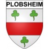 Adesivi stemma Plobsheim adesivo