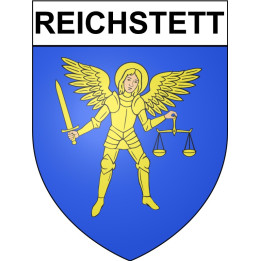 Reichstett 67 ville sticker blason écusson autocollant adhésif