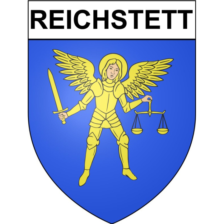 Stickers coat of arms Reichstett adhesive sticker