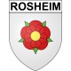 Pegatinas escudo de armas de Rosheim adhesivo de la etiqueta engomada