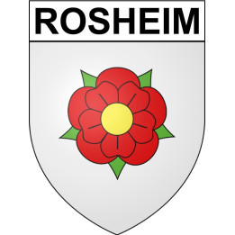 Rosheim 67 ville sticker blason écusson autocollant adhésif