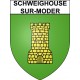 Stickers coat of arms Schweighouse-sur-Moder adhesive sticker