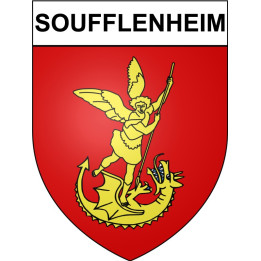 Soufflenheim Sticker wappen, gelsenkirchen, augsburg, klebender aufkleber