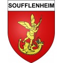 Soufflenheim 67 ville sticker blason écusson autocollant adhésif