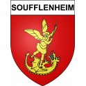 Soufflenheim Sticker wappen, gelsenkirchen, augsburg, klebender aufkleber