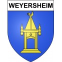 Stickers coat of arms Weyersheim adhesive sticker