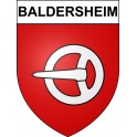 Pegatinas escudo de armas de Baldersheim adhesivo de la etiqueta engomada