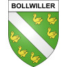 Bollwiller Sticker wappen, gelsenkirchen, augsburg, klebender aufkleber