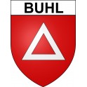 Buhl 68 ville sticker blason écusson autocollant adhésif