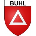 Pegatinas escudo de armas de Buhl adhesivo de la etiqueta engomada