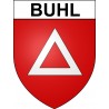 Buhl 68 ville sticker blason écusson autocollant adhésif