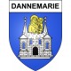 Dannemarie 68 ville sticker blason écusson autocollant adhésif