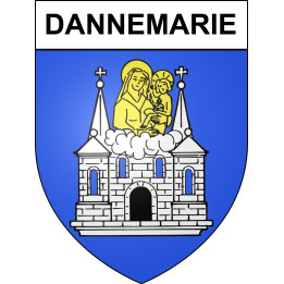 Stickers coat of arms Dannemarie adhesive sticker
