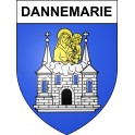 Dannemarie Sticker wappen, gelsenkirchen, augsburg, klebender aufkleber