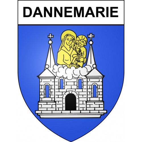 Stickers coat of arms Dannemarie adhesive sticker