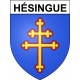 Hésingue 68 ville sticker blason écusson autocollant adhésif