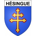 Pegatinas escudo de armas de Hésingue adhesivo de la etiqueta engomada