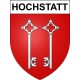 Hochstatt 68 ville sticker blason écusson autocollant adhésif