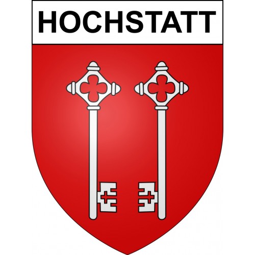 Stickers coat of arms Hochstatt adhesive sticker