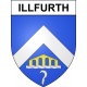 Illfurth 68 ville sticker blason écusson autocollant adhésif