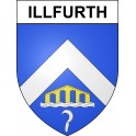 Stickers coat of arms Illfurth adhesive sticker