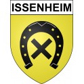 Pegatinas escudo de armas de Issenheim adhesivo de la etiqueta engomada