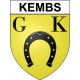 Stickers coat of arms Kembs adhesive sticker
