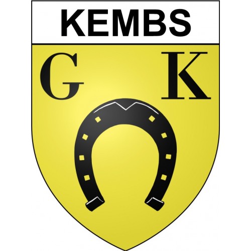 Stickers coat of arms Kembs adhesive sticker