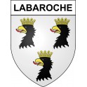 Labaroche 68 ville sticker blason écusson autocollant adhésif