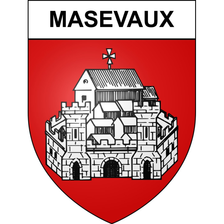 Masevaux 68 ville sticker blason écusson autocollant adhésif