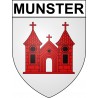 Munster Sticker wappen, gelsenkirchen, augsburg, klebender aufkleber