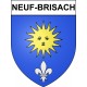 Stickers coat of arms Neuf-Brisach adhesive sticker
