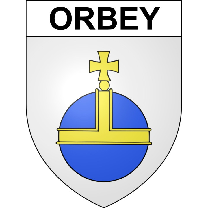 Orbey 68 ville sticker blason écusson autocollant adhésif
