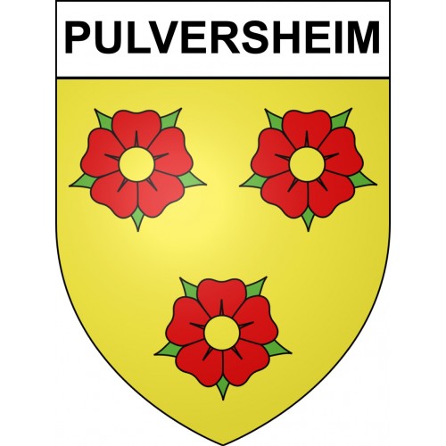 Adesivi stemma Pulversheim adesivo