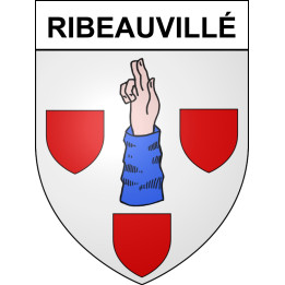 Ribeauvillé Sticker wappen, gelsenkirchen, augsburg, klebender aufkleber