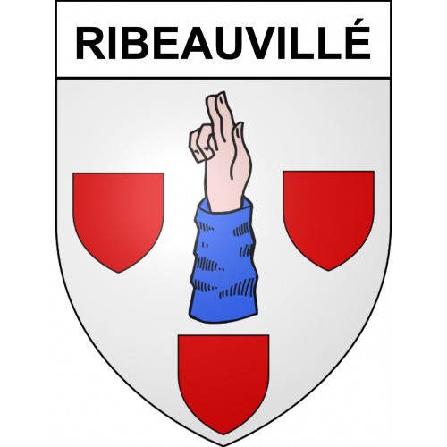 Ribeauvillé 68 ville sticker blason écusson autocollant adhésif